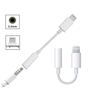 Adaptador Lightning a Jack de Audio 3.5mm