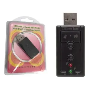 Adaptador de Sonido Generico Usb Virtual 7.1 con c