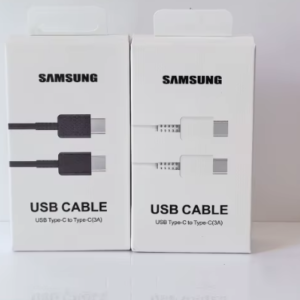CABLE SAMSUNG TIPO C A TIPO C BLANCO O NEGRO
