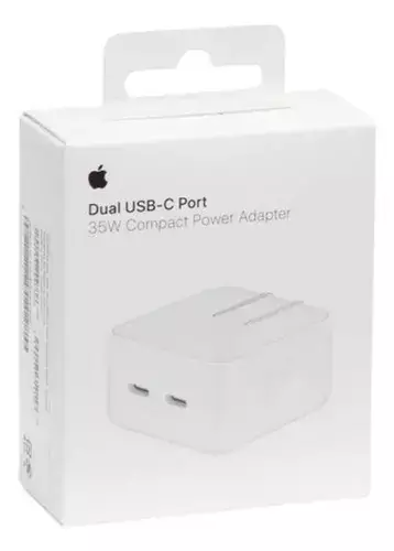 CARGADOR TIPO APPLE 35W DOBLE PUERTO TYPE C