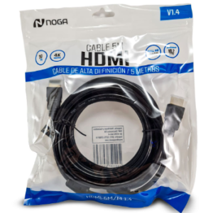 Cable Noga HDMI a HDMI 5 mts