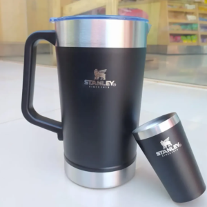 SET JARRA 1,5L. CON LOGO + VASO Y BOMBILLA