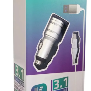 cargador 12v karsen estruendo v8 3.1a plateado