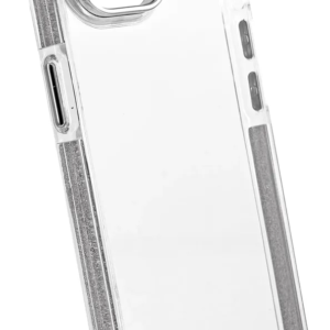 FUNDA TRANSP. BORDE BRILLO SAM A06 PLATEADO