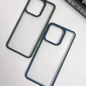 FUNDA TRANSP. BORDE AZUL MOTO G15