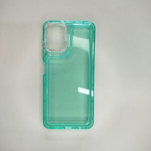FUNDA TPU STRASS TRANSP. TURQUESA SAM A06