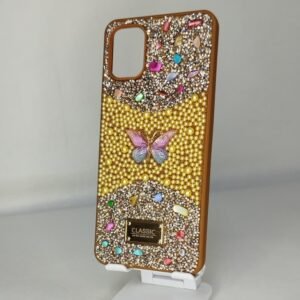 FUNDA MARIPOSA PERLAS SAMSUNG A15 MARRON