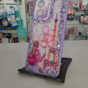 FUNDA EIFFEL PERLAS MOTO G24 LILA