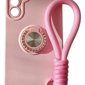 FUNDA ANILLO Y CORDON ROSA MOTO G05 / E15