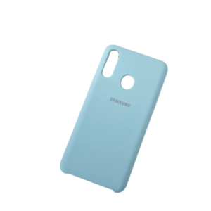 FUNDA SILICONA SAMSUNG A20S CELESTE