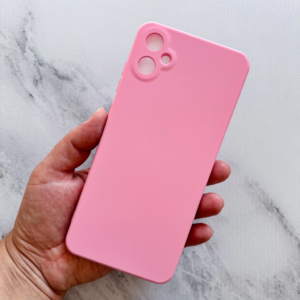 FUNDA SILICONA SIN FELPA ROSA MOTO G05 / E15