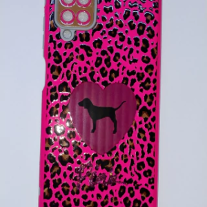 FUNDA DISEÑO SAMSUNG A12 ANIMAL PRINT FUCSIA