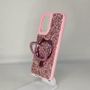 FUNDA SOPORTE BRILLO ROSA MOTO G05 / E15