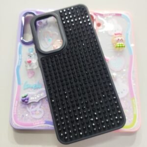 FUNDA STRASS SAM A17 NEGRO