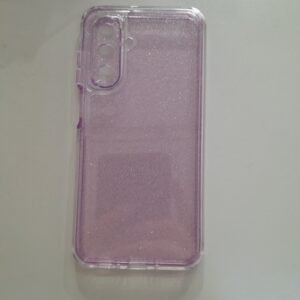 FUNDA TRANSPARENTE BRILLO REF. SAM A26 LILA