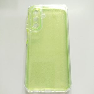 FUNDA TRANSPARENTE BRILLO REF. SAM A26 VERDE