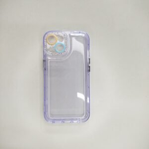 FUNDA STRASS PROT. DE CAMARA LILA IPH 13