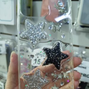 FUNDA BRILLO ESTRELL. TRANSP. IPH 14 PRO MAX