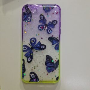 FUNDA BRILLO MARIPOSAS IPH 7