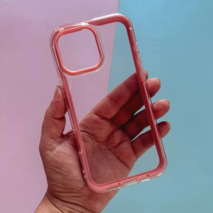 FUNDA 360 BORDE COLOR ROSA IPH 14 PRO