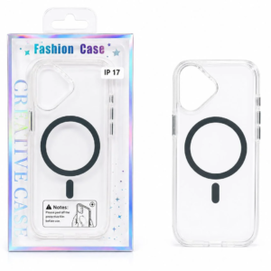 FUNDA CLEAR MAGSAFE NEGRO SAM S26 ULTRA