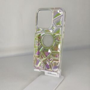 FUNDA HOLO TORNASOL PLATA IPH 15