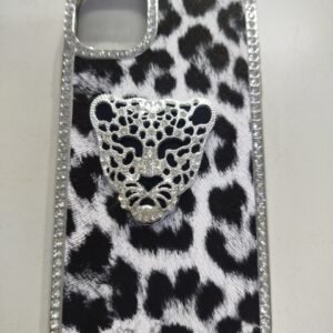 FUNDA GUCCI LEOPARD GRIS PLATA IPH 11