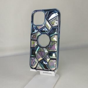 FUNDA HOLO TORNASOL CELESTE IPH 17 PRO