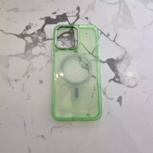 FUNDA MAGSAFE ELECTRO VERDE IPH 13