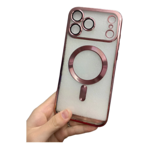 FUNDA MAGSAFE METAL COBRE