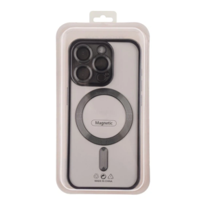 FUNDA MAGSAFE METAL GRIS IPH 13 PRO