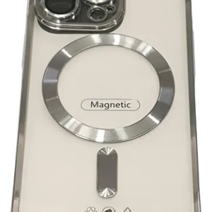FUNDA MAGSAFE METAL GRIS IPH 16