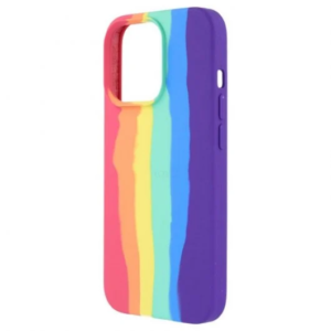 FUNDA SILICONA ARCOIRS IPH 13 PRO MAX