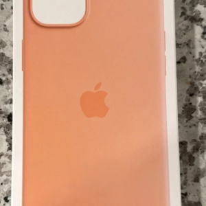 FUNDA SILICONE CASE NARANJA IPH 13 PRO MAX