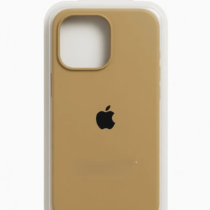FUNDA SILICONE CASE DORADO IPH 13