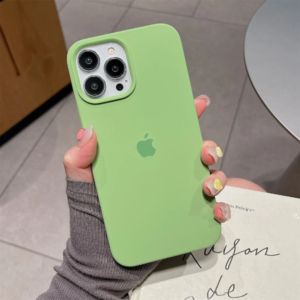 FUNDA SILICONE CASE MENTA IPH 16 PRO MAX