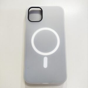 FUNDA JELLY MAGSAFE GRIS IPH 14 PRO MAX