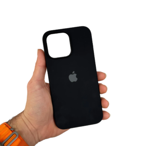 FUNDA SILICONE CASE NEGRO IPH 15 PRO MAX
